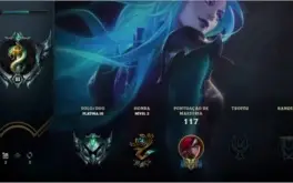Conta platina 3 com skins