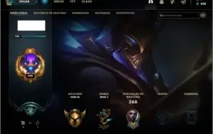 CONTA LEAGUE OF LEGENDS OURO 3