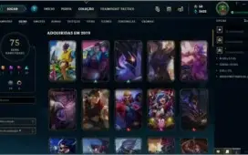 Conta LoL Platina 4 (TFT) Gold 2 (SOLO/DUO) 75 skins