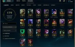 Conta LvL 75 Gold 4 Solo/Duo + 2 Skins Épicas e 51 Campeões