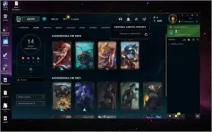 gold 4 mmr boa skins e champs descrição!