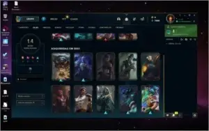 gold 4 mmr boa skins e champs descrição!