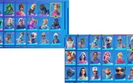conta de fortnite BARATA COM 155 SKINS VARIOS BUNDLES