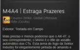SKIN CSGO M4A4 | Estraga Prazeres FT