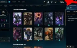 CONTA COM SKIN nova DO PYKE QUASE GRANDMASTER (+400 PDL)