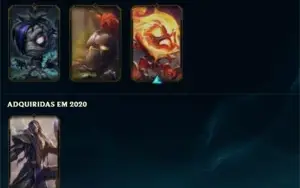 CONTA COM SKIN nova DO PYKE QUASE GRANDMASTER (+400 PDL)