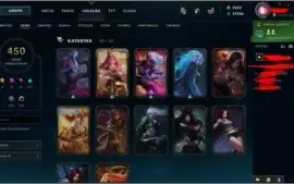Conta lvl 600+ com 445 skins