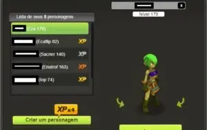 CONTA DOFUS TOUCH BRUTAS - CRA 179