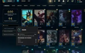 Conta ouro 4 com TODOS os champs e 158 Skins + 2 Prestigio
