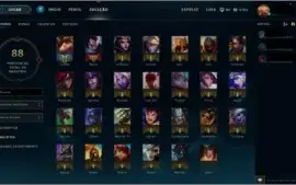 CONTA 30 OURO 4 2016 COM BORDA OURO 27 CHAMPS 14 SKINS