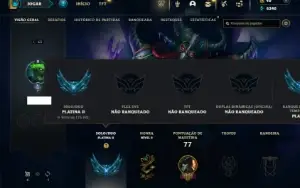 Platina 2 com 40 Champs e 25 Skins + 35 Espolios