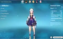 Genshin Impact AR 5 Kamisato Ayaka + Beidou C1