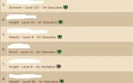 [tibia] MS 107 e RP 80 em DESCUBRA