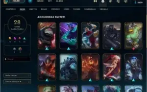 Conta platina 3 league of legends main jg