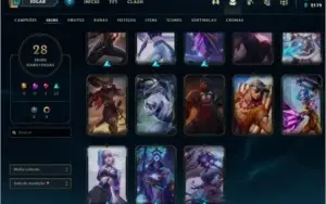 Conta platina 3 league of legends main jg