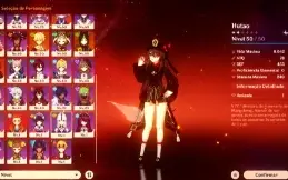 Conta Hu Tao+Ayaka+Eula+Kazuha+Maremoto da Lua de Futsu