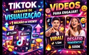TikTok Gerador de Visualização + Videos para engajar!