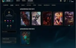 Conta de league of legends gold 2