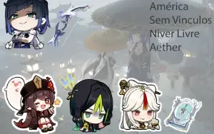 AR25 - Yelan +BIS+ Hutao +Tighnari + Ningguang C6 com oraçao