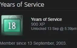 Steam 18 anos
