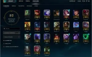 CONTA LEAGUE OF LEGENDS GOLD 1 2017