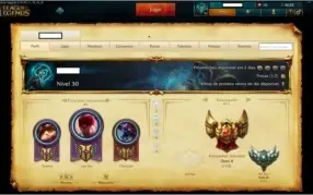 CONTA LEAGUE OF LEGENDS - OURO 2 34 CAMPEÕES 3 SKINS
