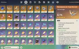 AR 48  Xiao + Furina + 2 Mochileiros + 21k primogemas