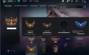 Conta ouro 2 (ex diamante) com 41 Champs e 12 Skins