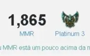 Conta Platina 5 - Ótimo MMR!