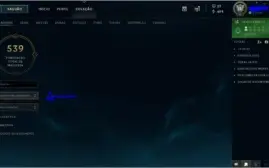 Conta League of Legends Borda platina 304 skins e all champs