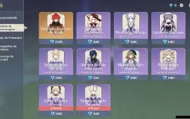 GENSHIN IMPACT - AR55, 12T5⭐Zhongli, Itto, Yae Miko, Cyno...