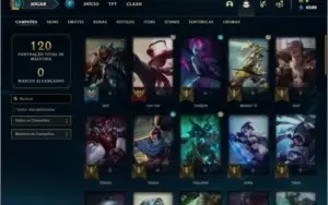 Conta ouro 4 com 48 champs e 25 skins ( MAIN JG / MID )