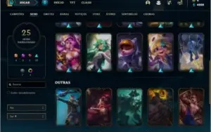 Conta ouro 4 com 48 champs e 25 skins ( MAIN JG / MID )