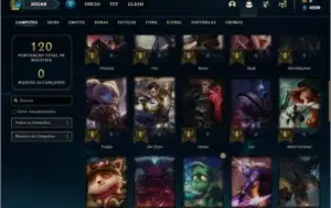 Conta ouro 4 com 48 champs e 25 skins ( MAIN JG / MID )