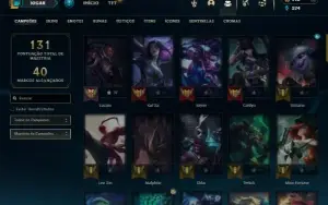 Platina 3 com 70 Champs e 29 Skins