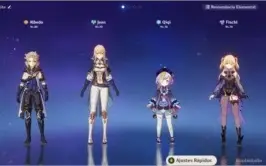AR47 NA - Albedo + Qiqi + Jean + Fichl C6 + Armas 5*