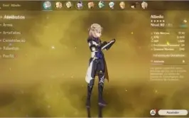 AR47 NA - Albedo + Qiqi + Jean + Fichl C6 + Armas 5*