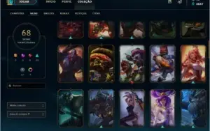Conta Lol Gold V
