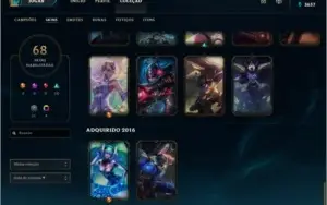 Conta Lol Gold V