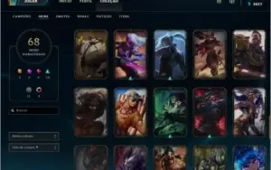Conta Lol Gold V