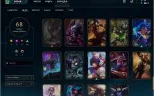 Conta Lol Gold V