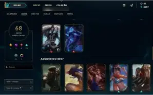 Conta Lol Gold V