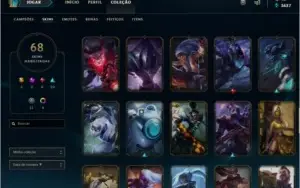 Conta Lol Gold V