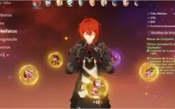 Genshin Impact AR 40, Diluc + Qiqi