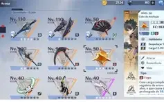 Conta Tower Of Fantasy Rank 54 Nemesis e Muitos SSR.