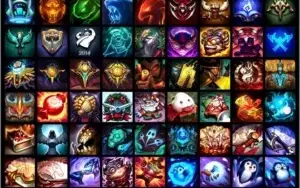 Conta LoL unranked com 55 skins