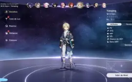 Honkai star rail conta com Selee + Yanqing + Himeko