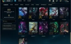 Conta ouro 3 com 8 skins e 36 champs ( MAIN ADC )