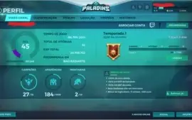 Conta No Paladins  OURO 1