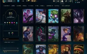 Bronze 4 com 150 Champs e 85 Skins